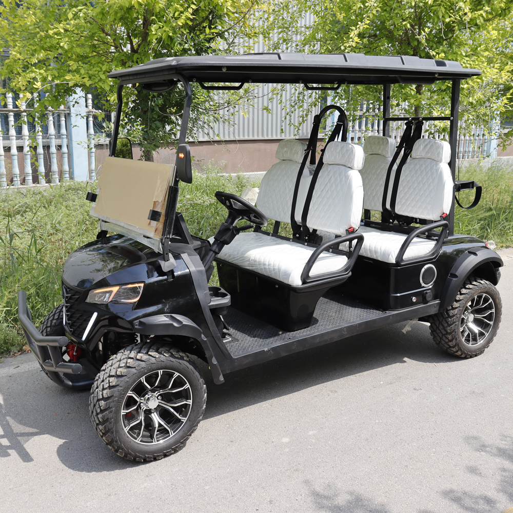 Black 4-seater golf cart for sale Alberta