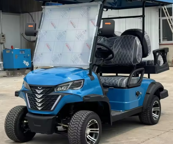 Blue 4-seater golf cart for sale Alberta