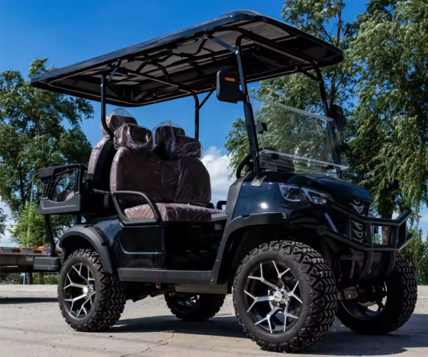 Black 4-seater golf cart for sale Alberta